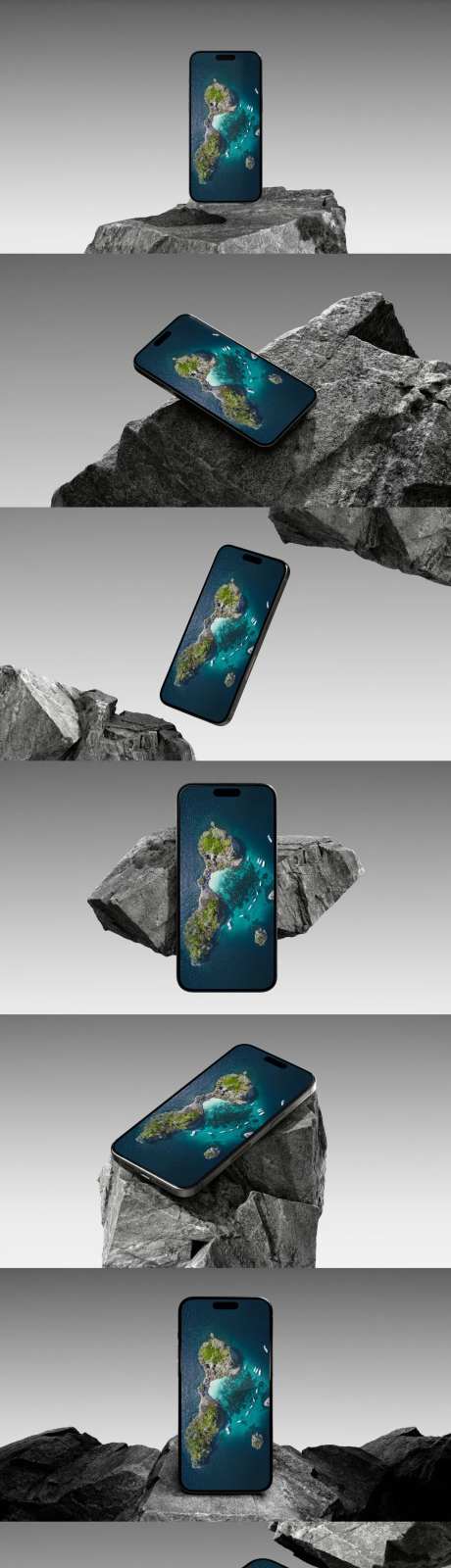 石头多场景iPhone15样机-采灵感-https://www.cailinggan.com/