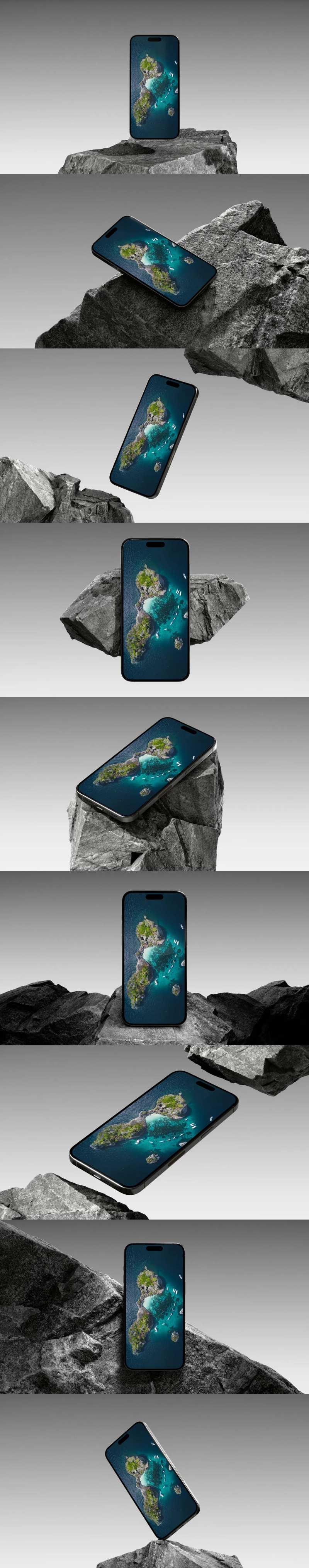 石头多场景iPhone15样机-采灵感-cailinggan.com