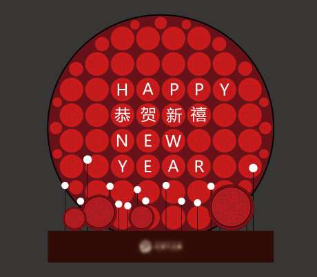 房地产新年美陈装饰-采灵感-https://www.cailinggan.com/