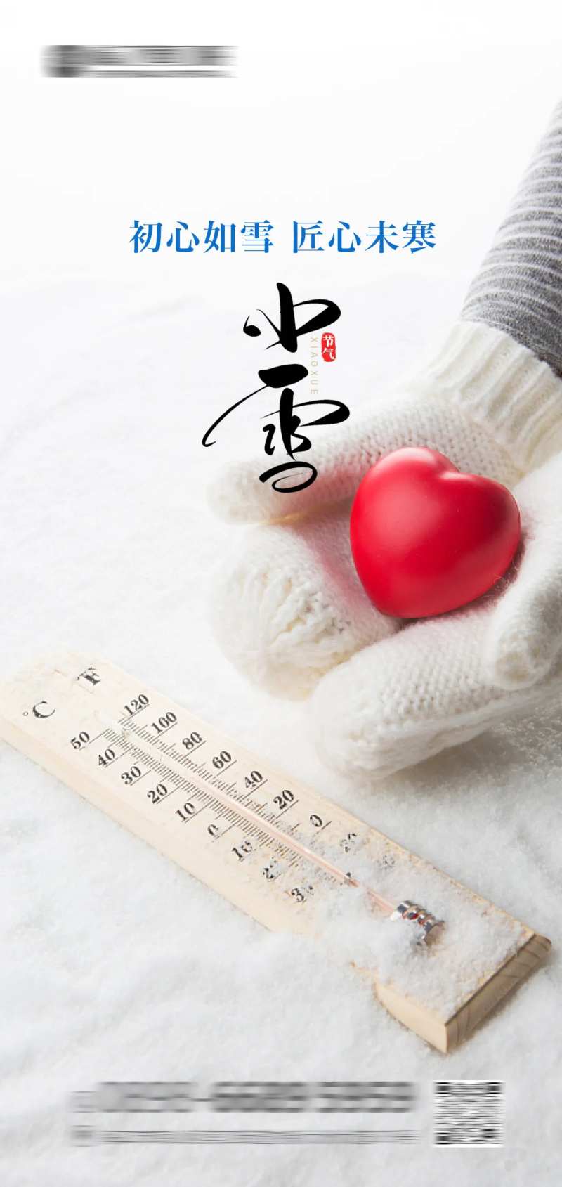 小雪海报-采灵感-cailinggan.com