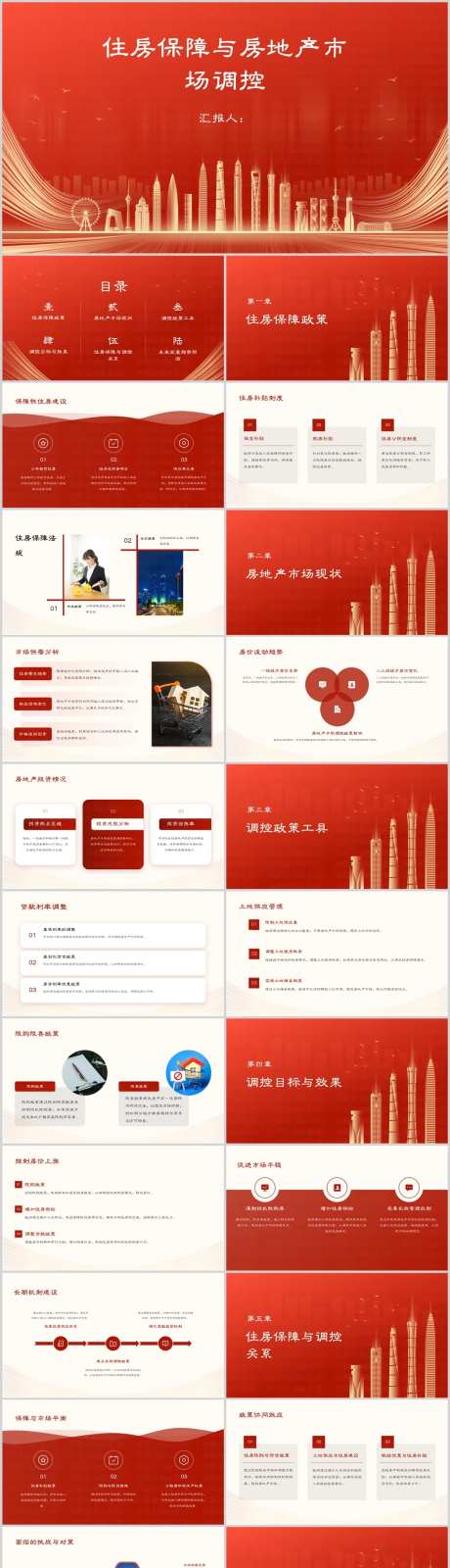 住房保障与房地产市场调控PPT-采灵感-https://www.cailinggan.com/