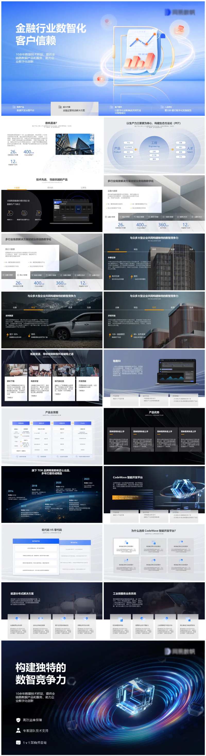 数智化数据软件科技公司PPT-采灵感-cailinggan.com