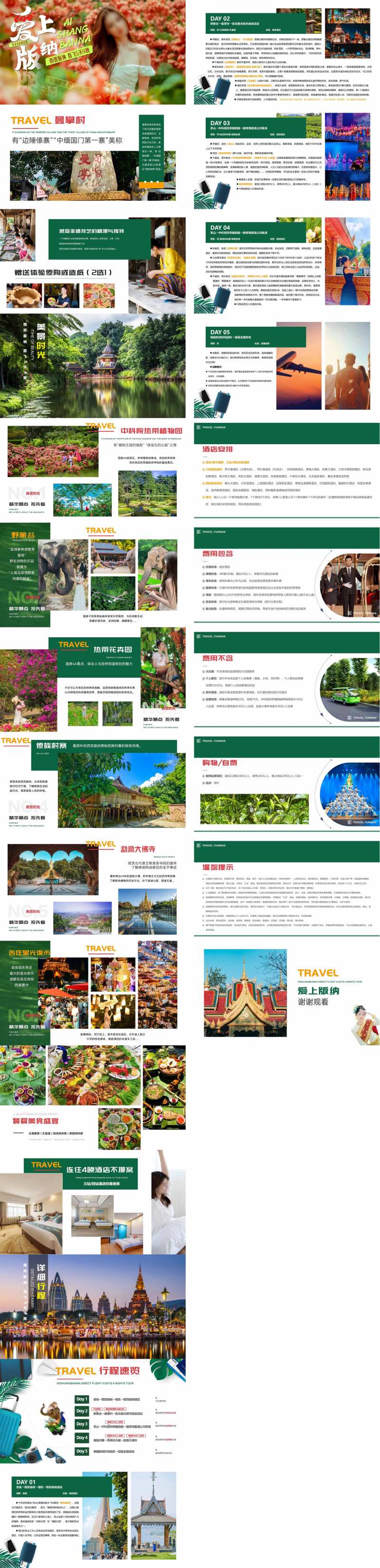 爱上版纳旅游PPT-采灵感-cailinggan.com