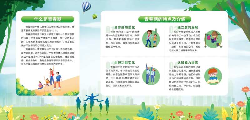 青春期教育背景板-采灵感-cailinggan.com