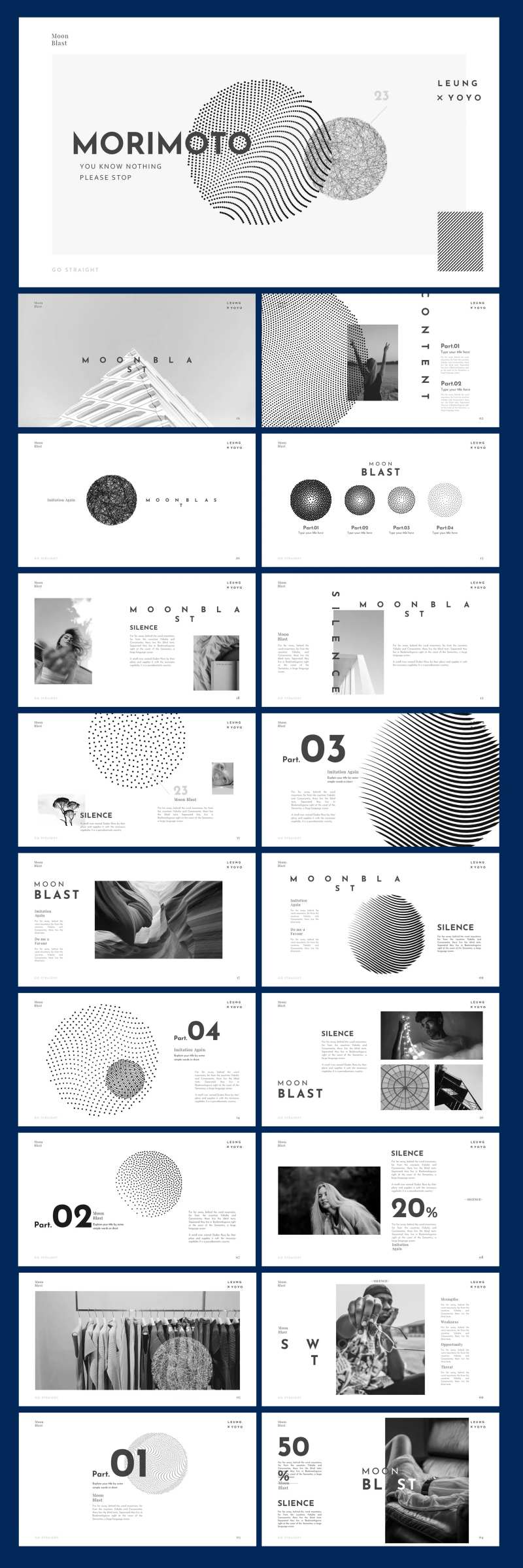 ppt模板简约黑白-采灵感-cailinggan.com