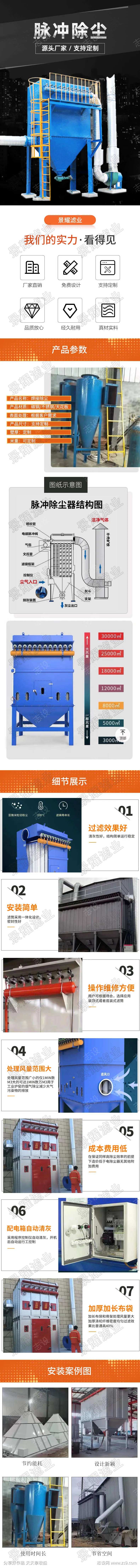 简约除尘设备淘宝详情页工业风设计-采灵感-cailinggan.com