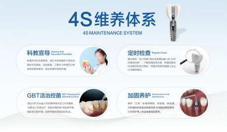 种植牙维养海报展板-采灵感-https://www.cailinggan.com/