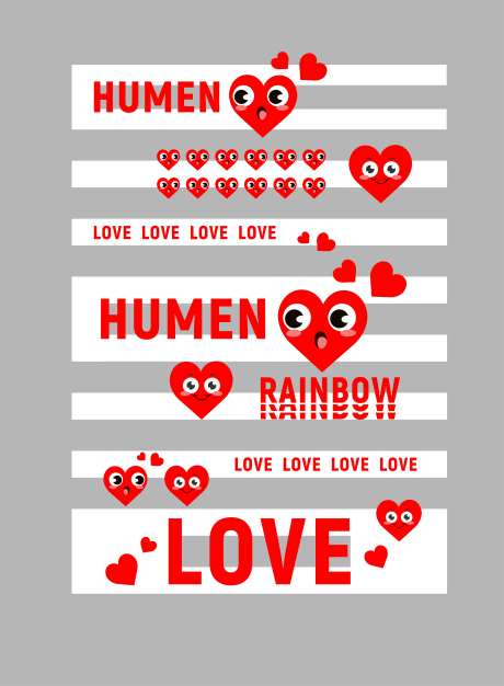 爱心斑马线-采灵感-https://www.cailinggan.com/