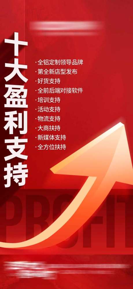 增长造势大字报-采灵感-https://www.cailinggan.com/