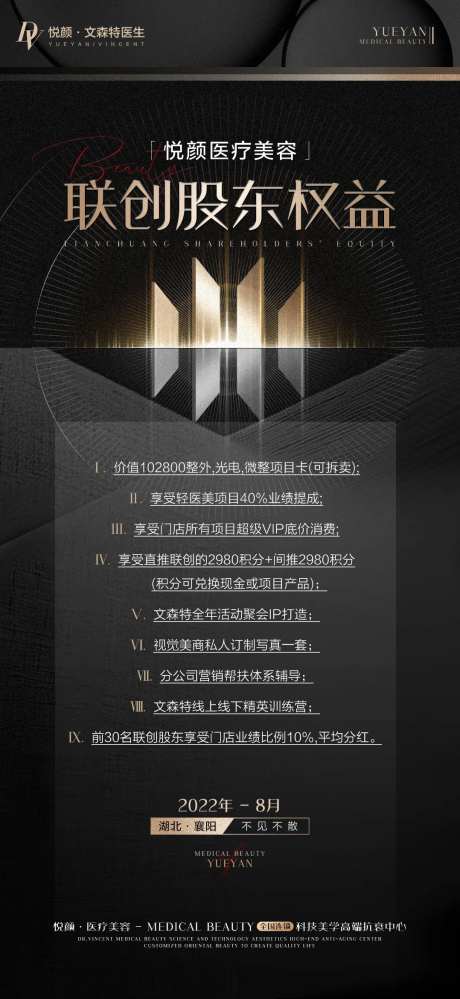 医美股东权益海报-采灵感-https://www.cailinggan.com/