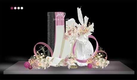 梦幻浪漫婚礼美陈-采灵感-https://www.cailinggan.com/
