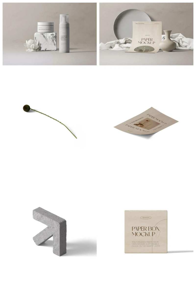 包装纸盒手提袋样机-采灵感-cailinggan.com