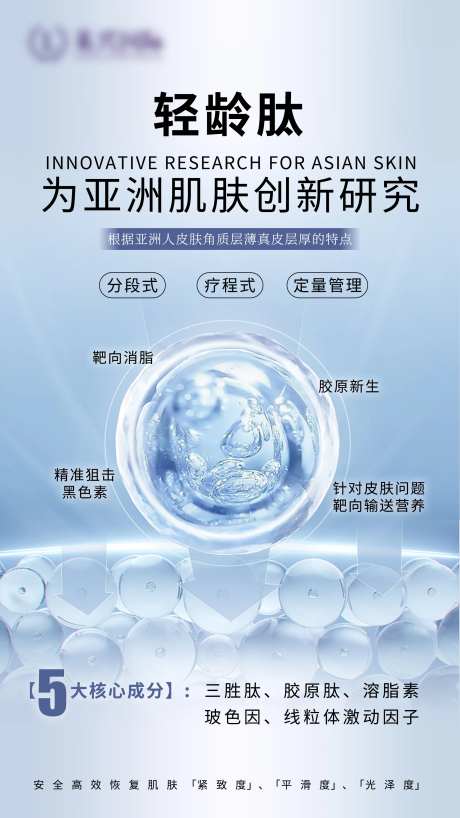 轻龄肽功效海报-采灵感-https://www.cailinggan.com/