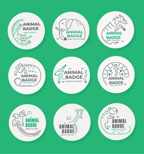 动物杯垫鼠标垫产品包装设计-采灵感-https://www.cailinggan.com/