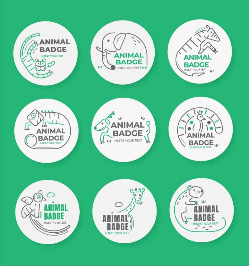 动物杯垫鼠标垫产品包装设计-采灵感-cailinggan.com