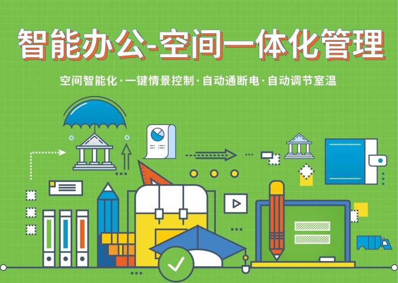 智慧办公展板-采灵感-cailinggan.com