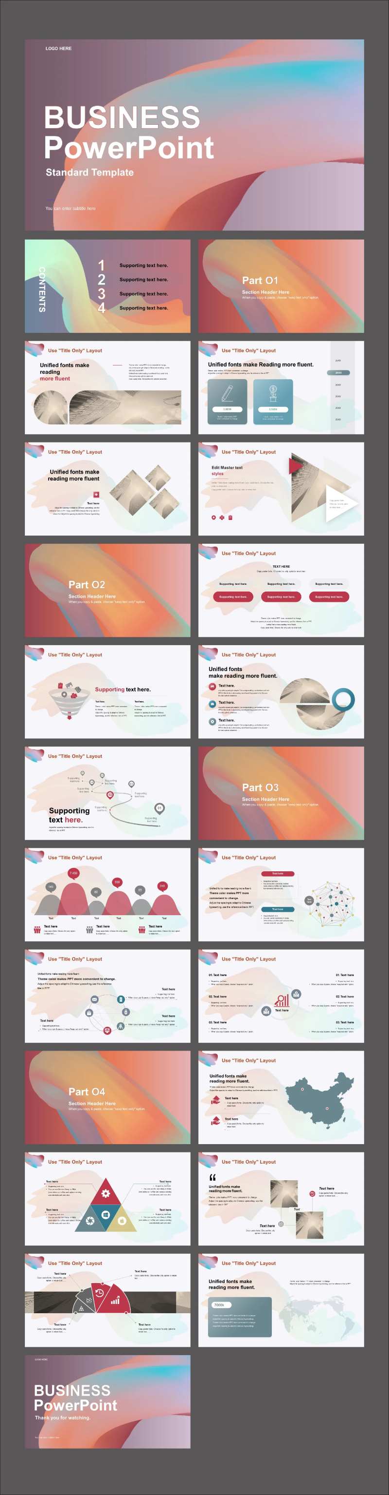 创意风格商务汇报PPT-采灵感-cailinggan.com