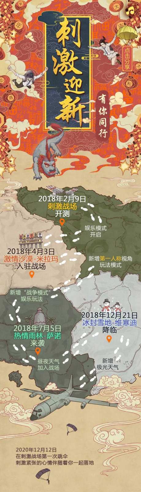 吃鸡游戏春节长图刺激战场-采灵感-cailinggan.com