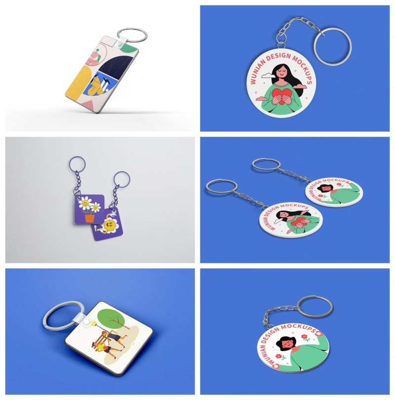 钥匙扣挂饰样机-采灵感-cailinggan.com