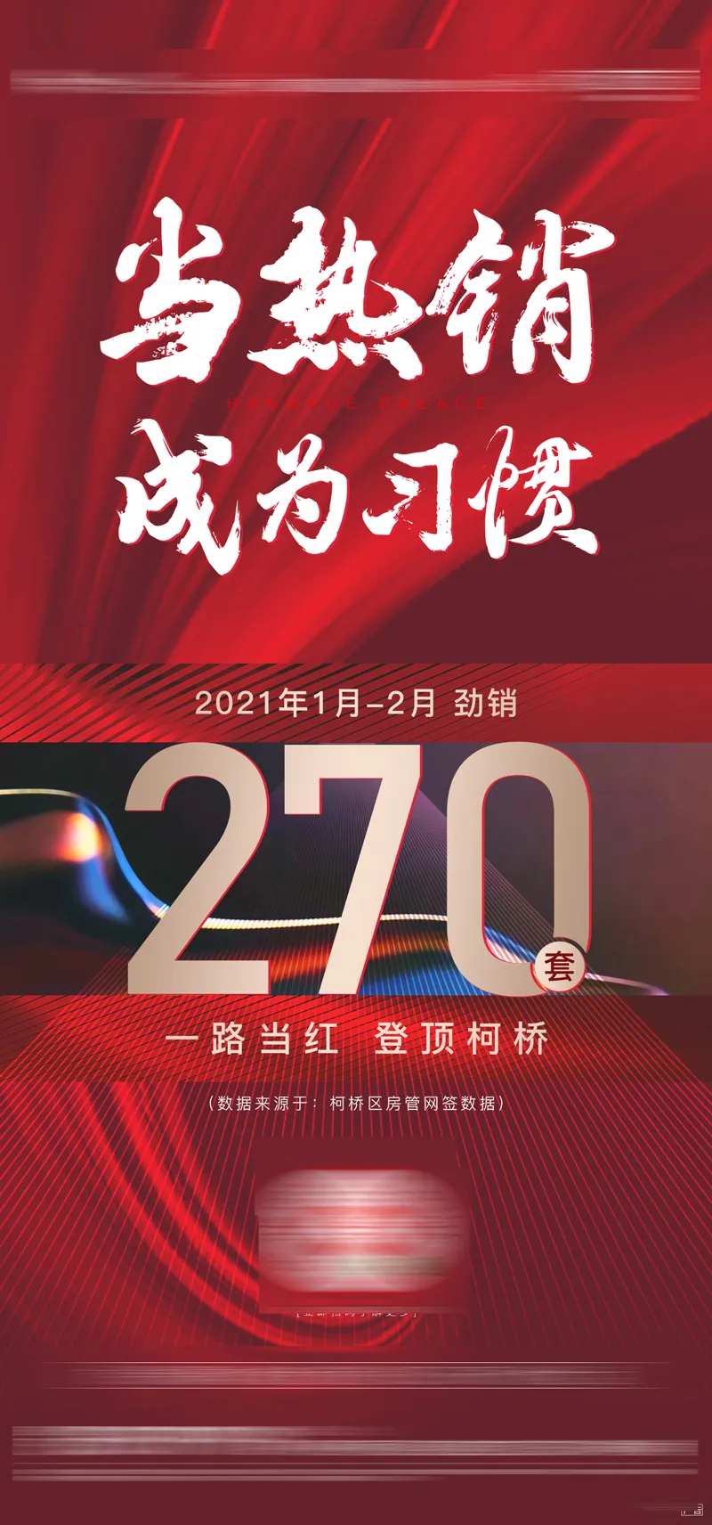 地产销售业绩海报-采灵感-cailinggan.com