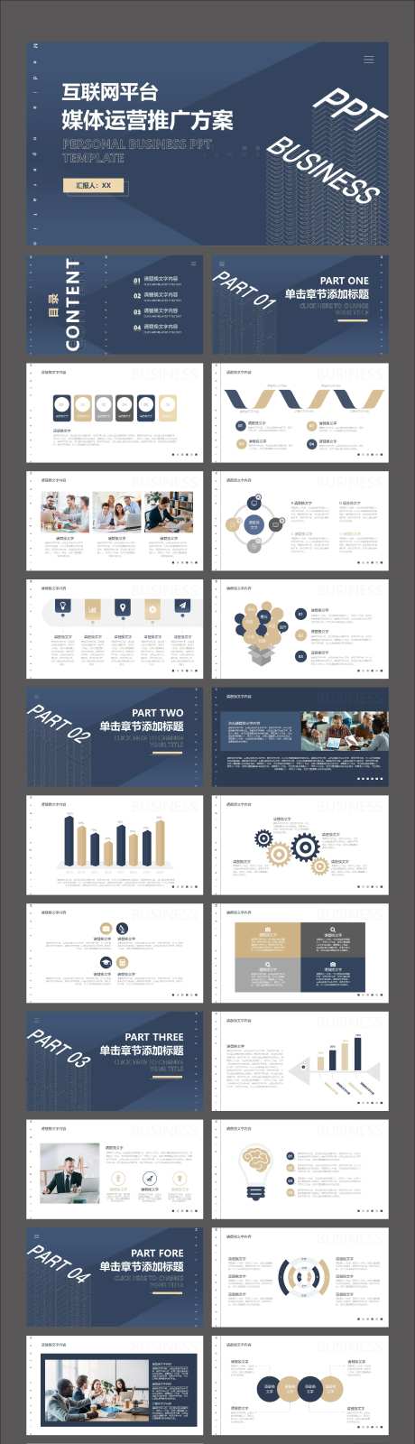 现代个性运营工作总结PPT-采灵感-https://www.cailinggan.com/