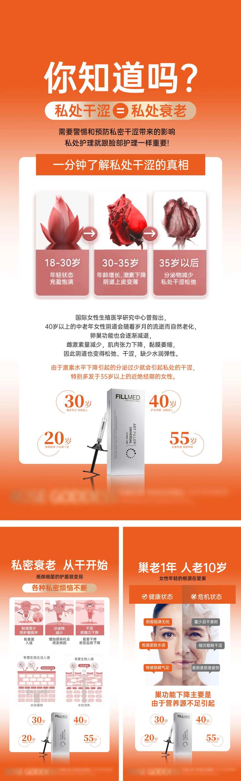 私密抗衰产品海报-采灵感-cailinggan.com