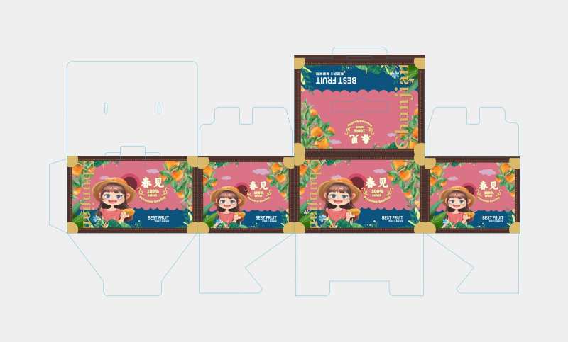 橘子橙子包装-采灵感-cailinggan.com