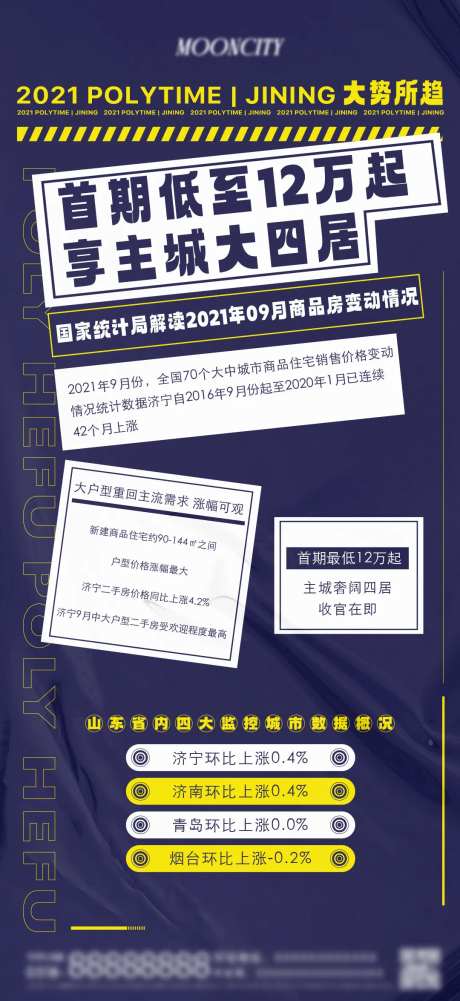 地产低首付钜惠政策海报-采灵感-https://www.cailinggan.com/