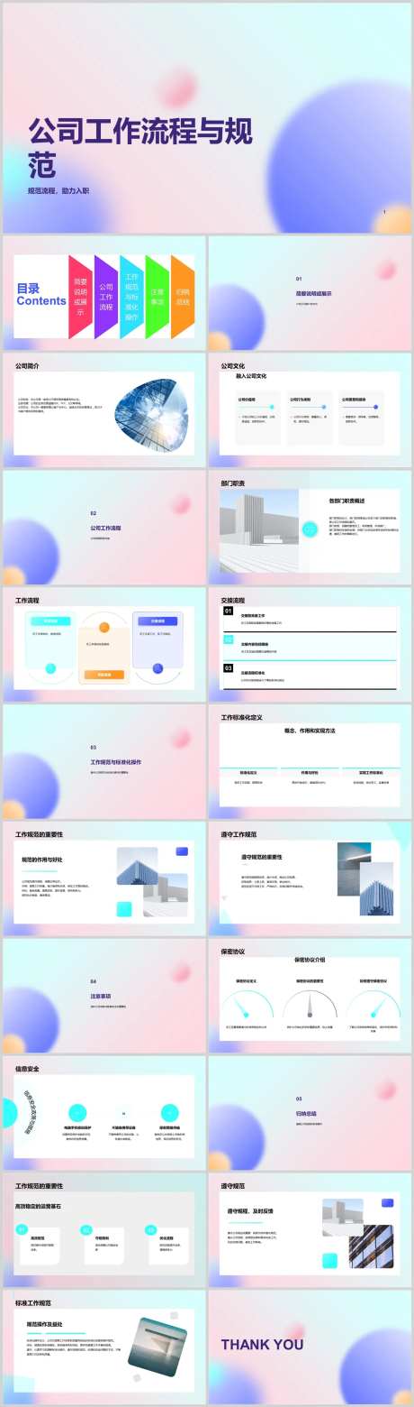 公司工作流程与规范PPT-采灵感-https://www.cailinggan.com/