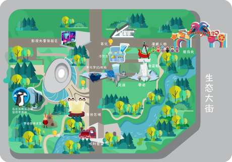 手绘地图-采灵感-https://www.cailinggan.com/