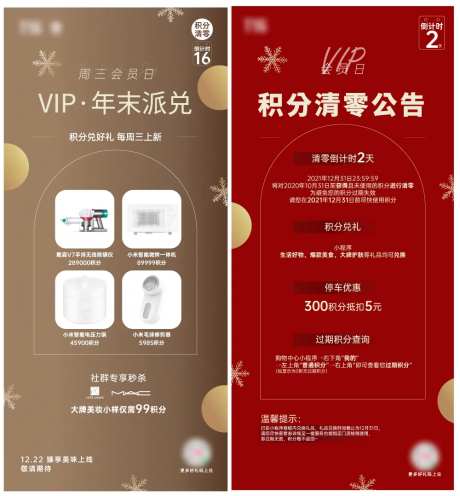 会员日兑换积分系列海报-采灵感-https://www.cailinggan.com/
