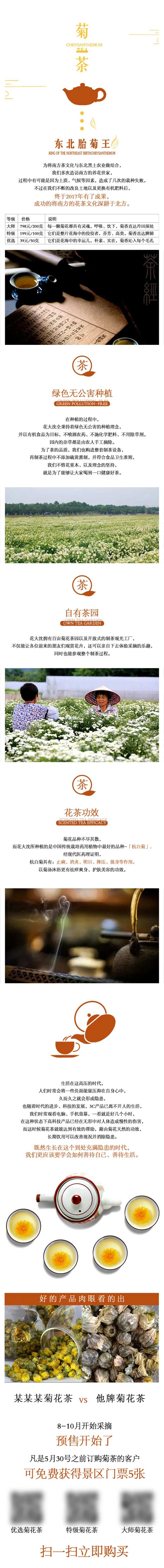菊花茶价值点海报长图-采灵感-cailinggan.com