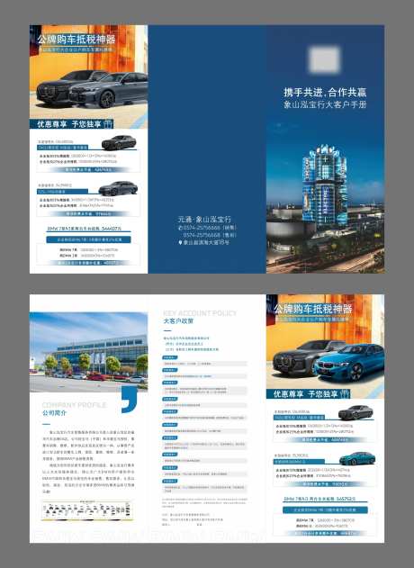宝马大客户三折页-采灵感-https://www.cailinggan.com/