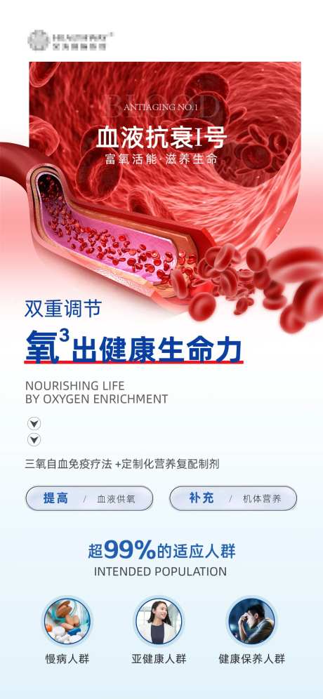 细胞基因生物血液海报-采灵感-https://www.cailinggan.com/