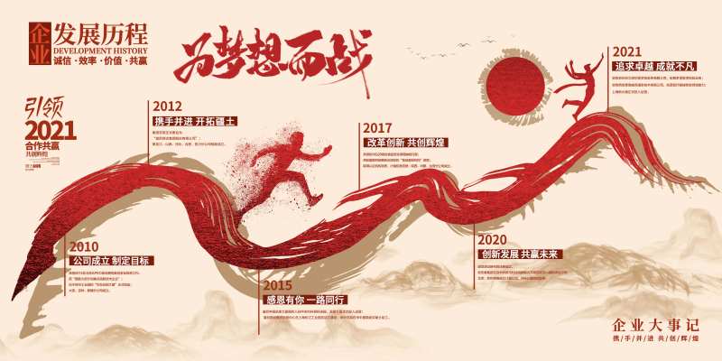 企业文化背景板-采灵感-cailinggan.com