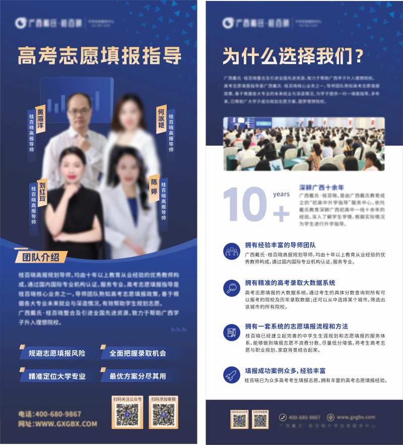 教育类导师介绍公司优势介绍海报-采灵感-cailinggan.com
