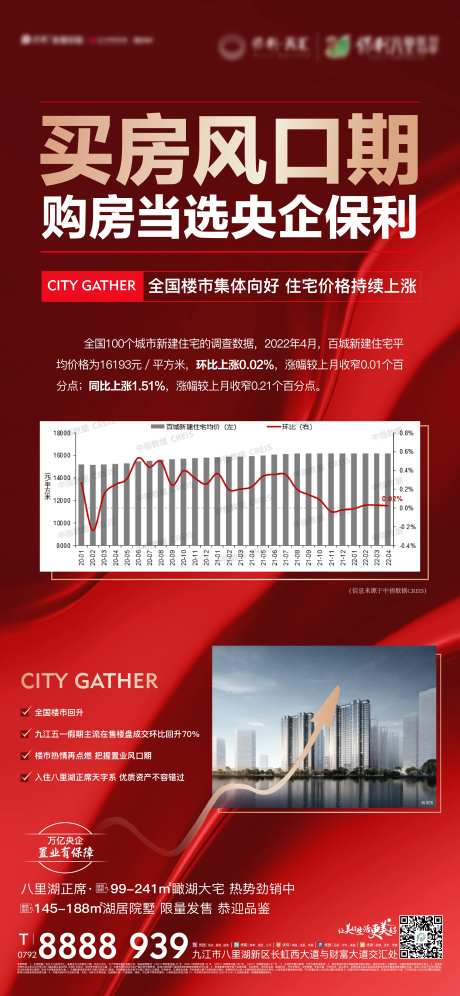 置业正当时海报-采灵感-https://www.cailinggan.com/