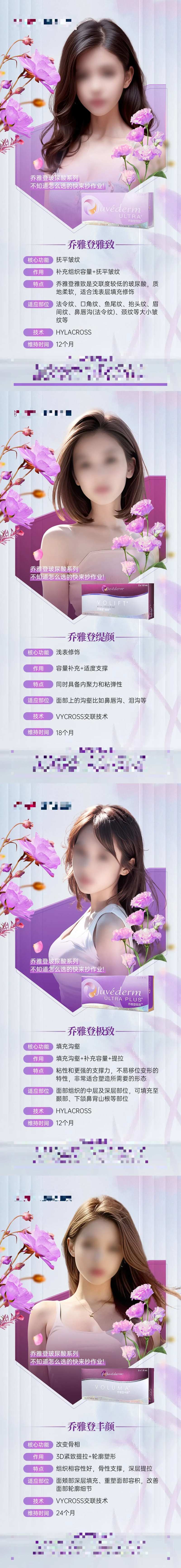 医美乔雅登丰颜极致缇颜雅致系列海报-采灵感-cailinggan.com