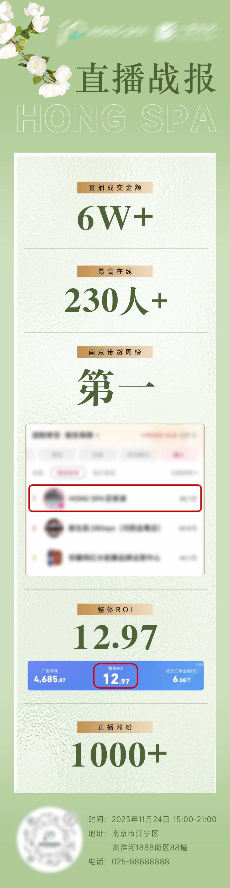 直播战绩喜报长图-采灵感-cailinggan.com
