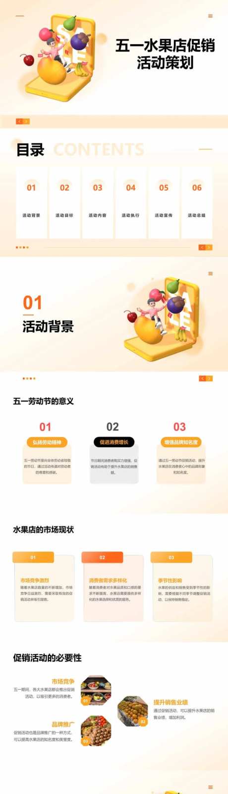 五一水果店促销活动策划PPT-采灵感-https://www.cailinggan.com/