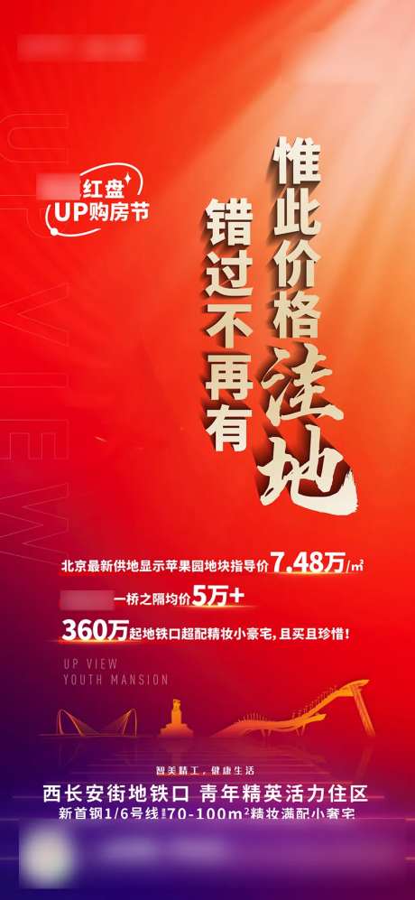 房地产热销炒作海报-采灵感-https://www.cailinggan.com/
