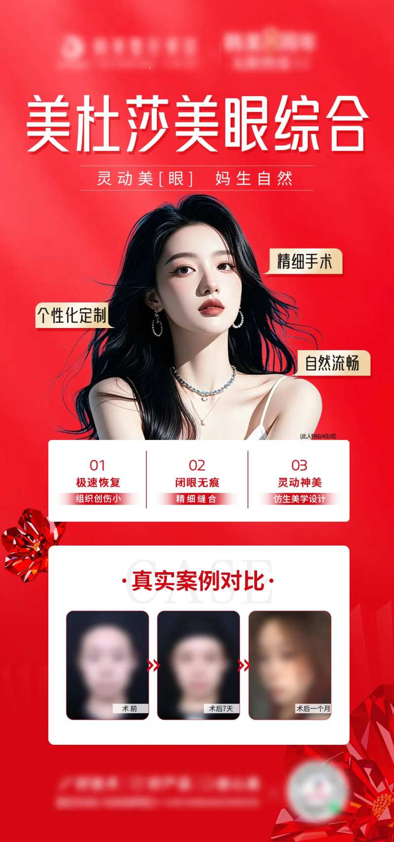 美杜莎美眼综合案例海报-采灵感-cailinggan.com