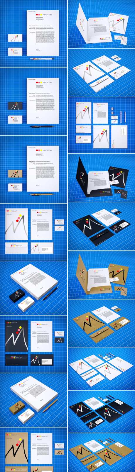品牌蓝VI贴图样机-采灵感-https://www.cailinggan.com/