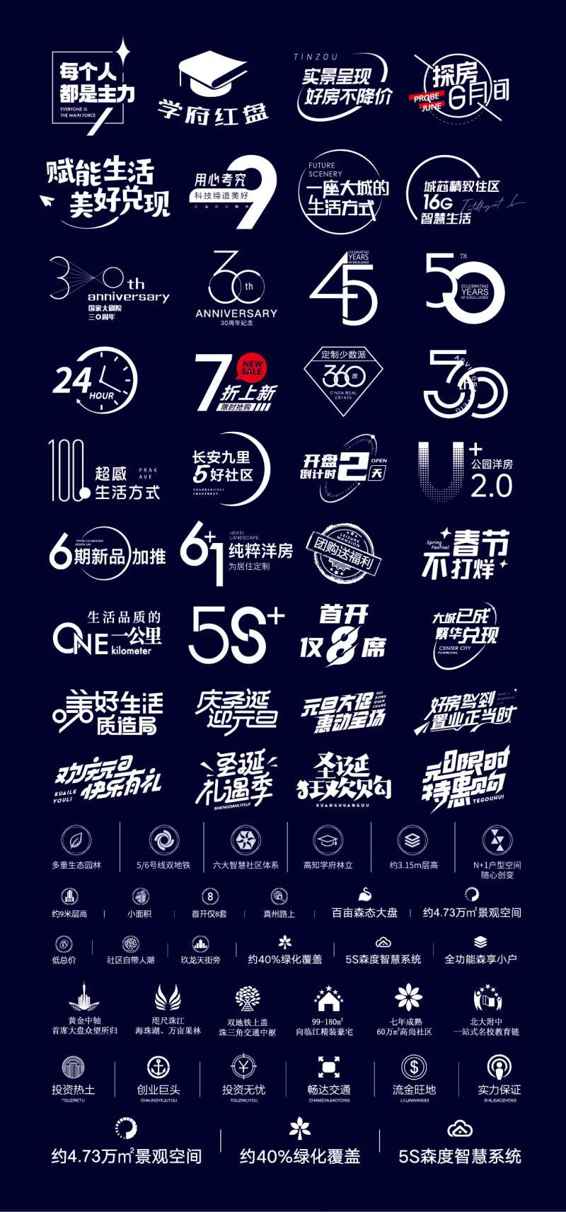 地产icon图标设计-采灵感-cailinggan.com