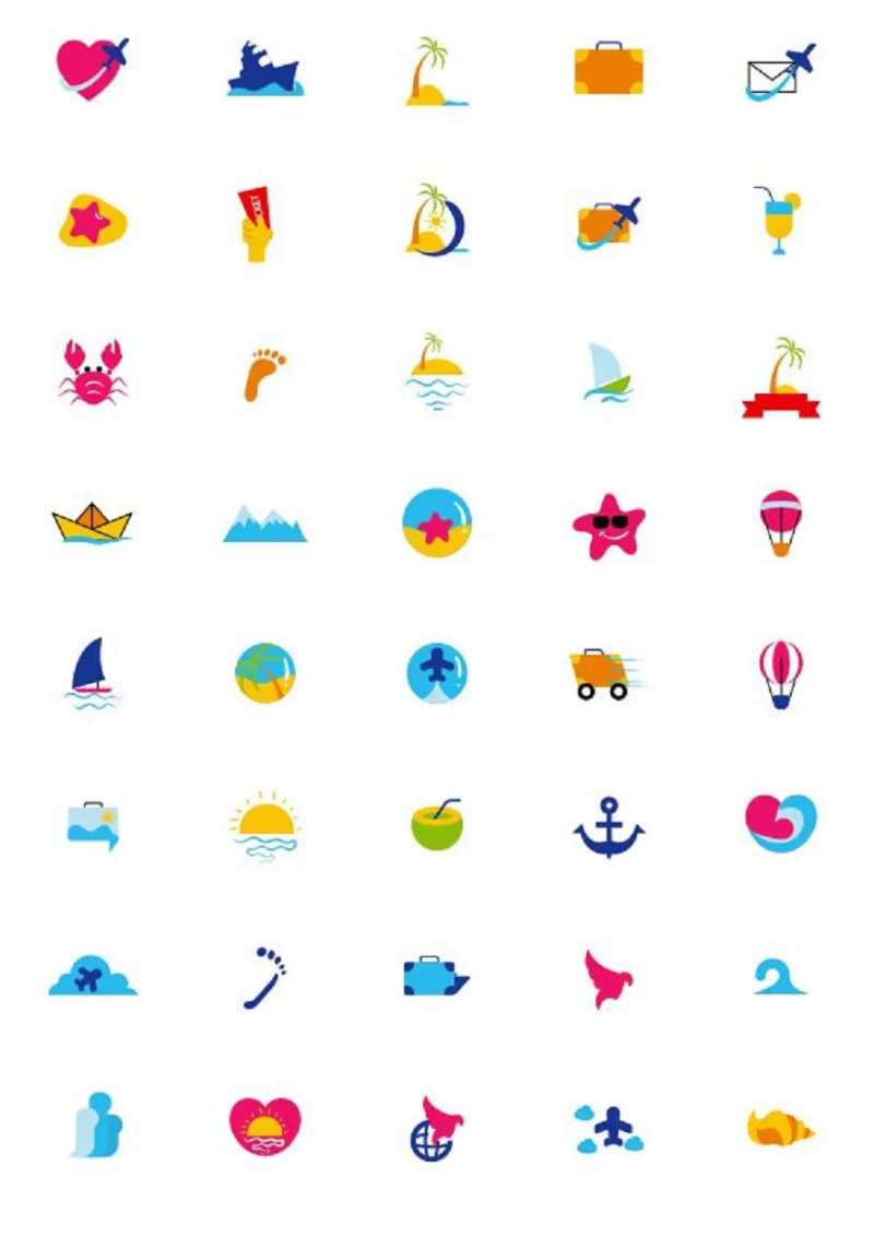 卡通扁平风UI图标icon-采灵感-cailinggan.com