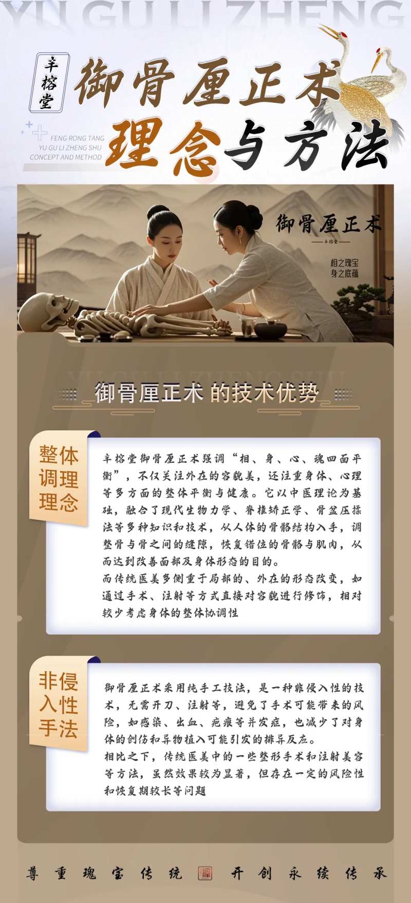 御骨厘正中医古法海报-采灵感-cailinggan.com