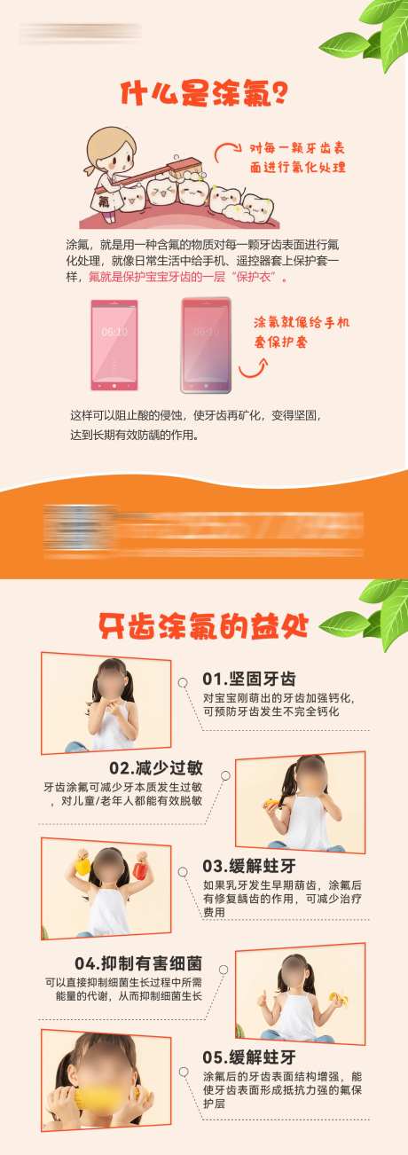 口腔涂氟宣传单-采灵感-https://www.cailinggan.com/