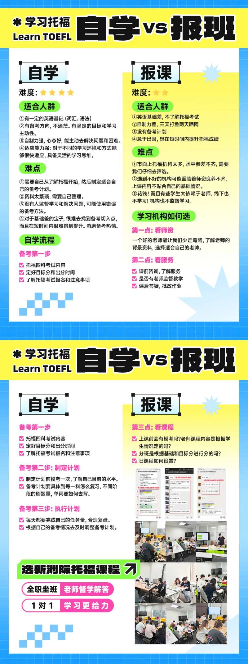 教育机构小红书托福课程说明海报-采灵感-cailinggan.com