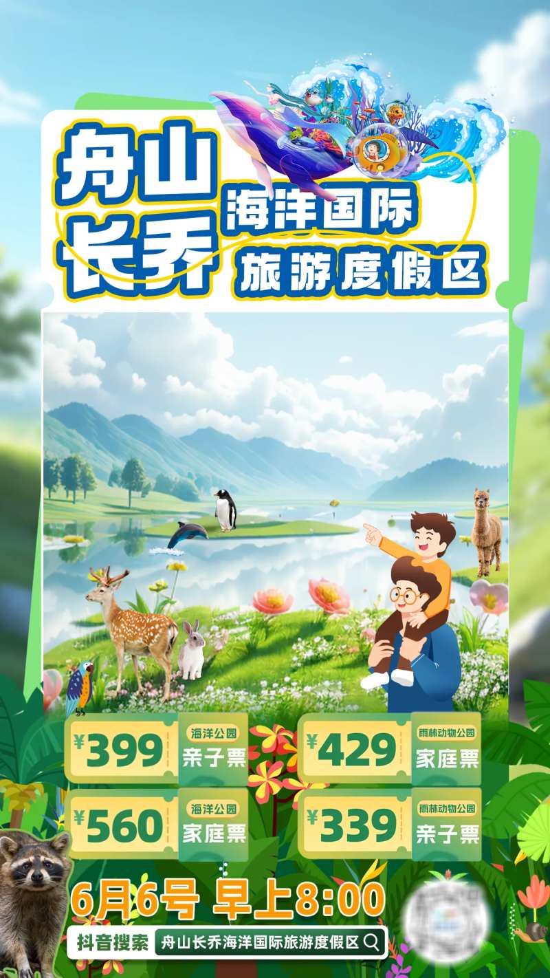 海洋馆预约海报-采灵感-cailinggan.com