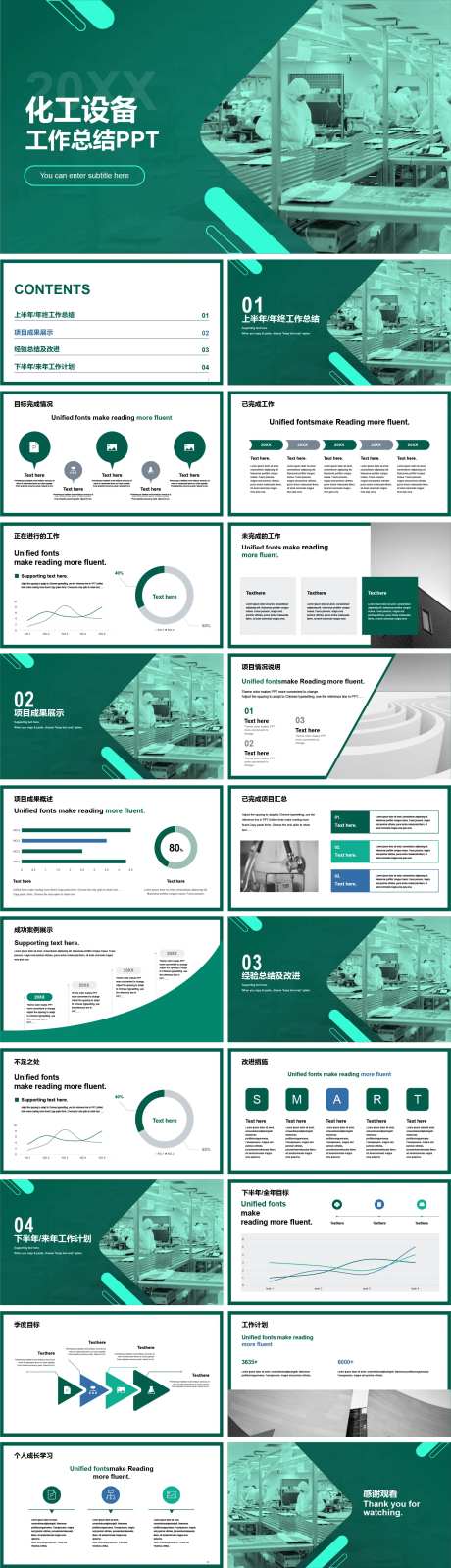 化工设备工作总结PPT-采灵感-https://www.cailinggan.com/